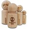 Memento Mori Skull Rubber Stamp for Stamping Crafting Planners